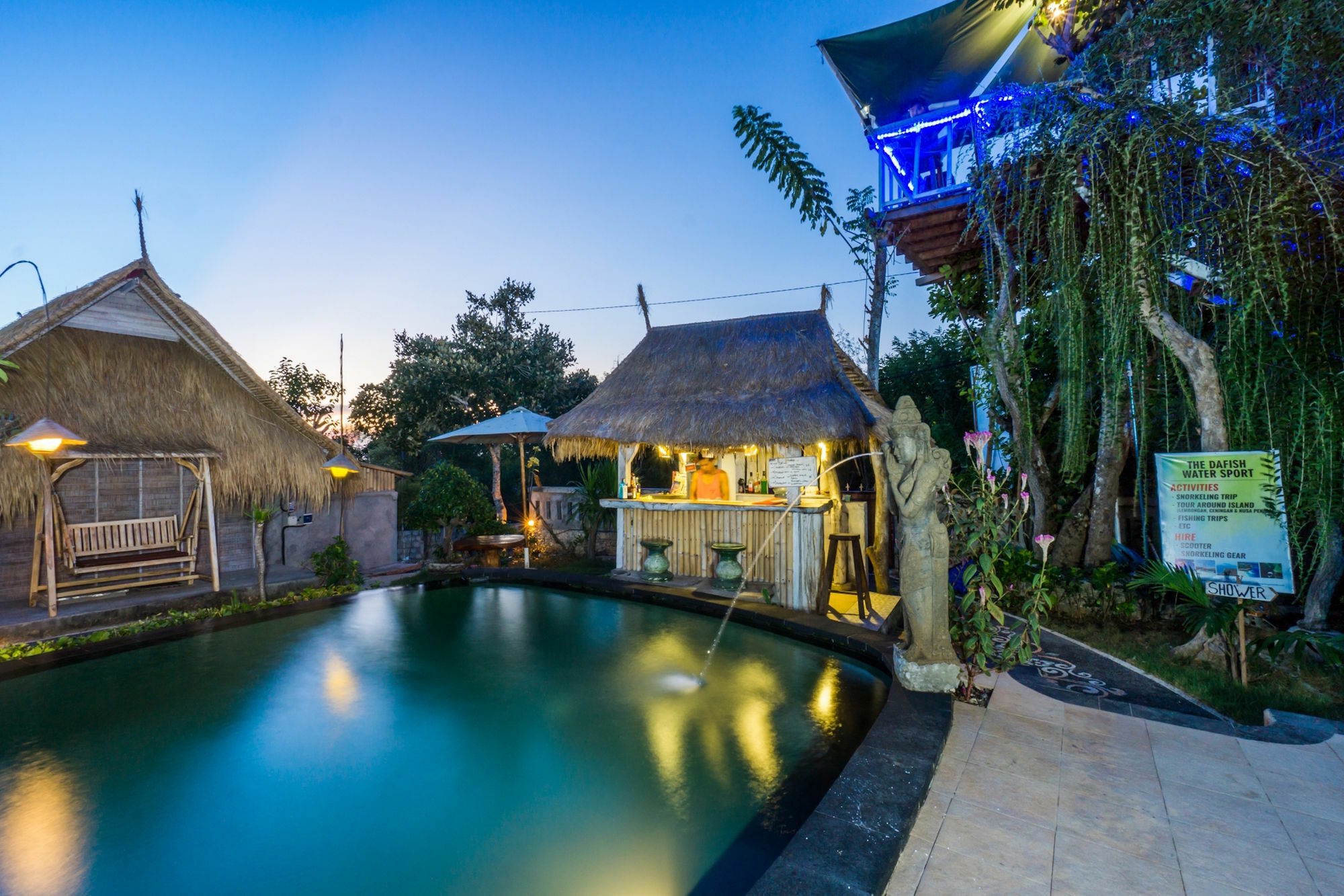 The Dafish Ceningan Hotell Ceningan Island Exteriör bild